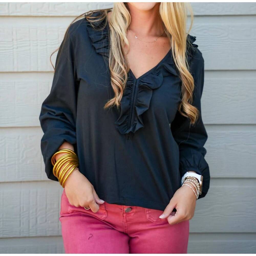 NEW ANOTHER LOVE raquelle top in black